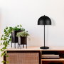Opviq Can-NT-135 Lámpara de mesa industrial negra